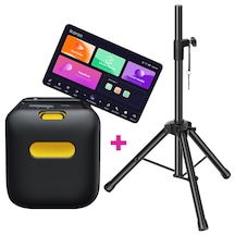Ikarao Break X1 800 W Partybox Hoparlör Karaoke Seti + Standlı
