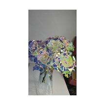 Kristal Gül Yapay Çiçek Plastik Solmayan Gül 25cm 1 Adet Sevgiliye Hediye Anneler Günü Doğum Günü Bej - 675626272 Bej