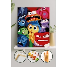 Sayılarla Boyama Tuval Seti 40x50 Cm - Ters Yüz