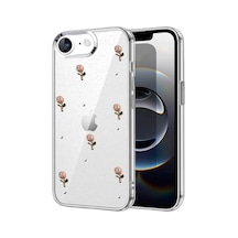 Newface Apple İphone 16e Fiyonk Desenli Kapak - Desen 6 Şeffaf