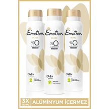 Jenerik 3 Adet Emotion Bliss Kadın Vegan Deodorant 150 Ml Hızlı Kurur , Leke Bırakmaz