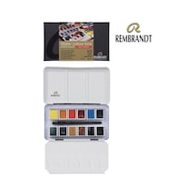 Rembrandt Sulu Boya Seti 12 Renk + Fırça Mono Pigmented