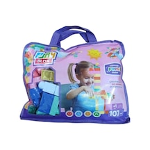 Play Blox Block Pastel 107 Pcs Bag Girls&boys 2977-mor Çantalı