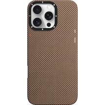 İphone 16 Pro Kılıf Magsafe Uyumlu Aramid Fiber Youngkit 1500d Kevlar Extreme Wing Titanyum-gold Titanyum - Gold