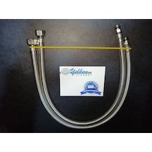 Batarya- Musluk Altı Bağlantı Hortumu 3-8 - M10 50 Cm Flex Su Bağ N11.788