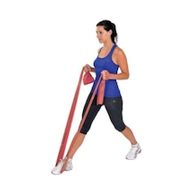 Özellikli 1,5 Mt Kırmızı Egzersiz Pilates Bandı,direnç Lastiğiband Snap-stop