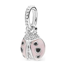 Nur Silver Uğur Böceği Gümüş Charm Nur-bl00290