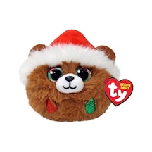 Ty Beanie Balls Peluş Yılbaşı Ayısı Pudding 7 Cm Kahverengi