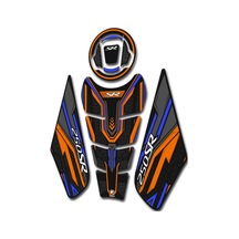 Hades Cfmoto 250sr Uyumlu Tank Pad Seti Motosiklet Depo Koruma Sticker Siyah