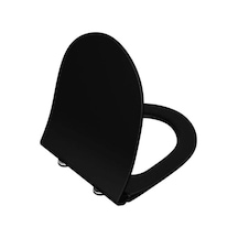 VitrA İntegra Square Yavaş Kapanır Klozet Kapağı Mat Siyah 191-083-009
