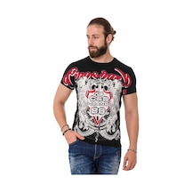 CT716 Ön Arka Gölge Baskılı Siyah Tişört Siyah CT716 Ön Arka Gölge Baskılı Siyah Tişört Siyah