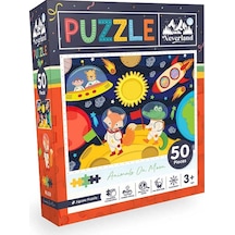 Neverland Animals On Moon Ay Hayvanları 50 Parça Puzzle Nl409