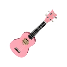 Ipro Uk160Pk Soprano Kılıflı Ukulele-Gül Klavye Ve Gül Eşikli
