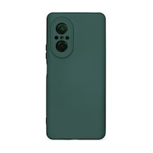 Huawei Nova 9 Se Kılıf Nano İçi Kadife Silikon - Koyu Yeşil -
