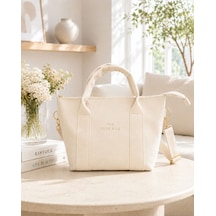 Housebags Legacy New Trend El Ve Omuz Çantası Bej