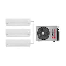 Arçelik Multi Sistem Duvar Tipi 3+1 Inverter 9+12+24 36000BTU Klima Zm36100 Pro MD Dış Ünite Duvar Tipi Klima