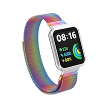 Butam Bilişim Xiaomi Redmi Watch 2 Lite Uyumlu Krd-58 Metal Kordon-colorful