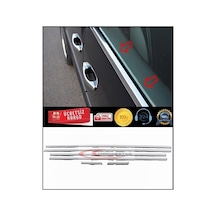 Volvo S40 Krom Cam Çıtası Takımı 2005-2012 6prç Paslanmaz Çelik