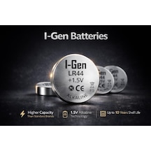 Batteries Lr44 1.5v Alkalin Düğme Pil Ag13, A76, L1154 10'lu Paket