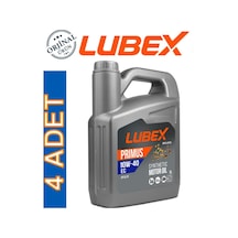 Lubex Primus Ec 10W-40 Sentetik Motor Yağı 4 x 5 L