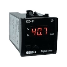Gemo Dz481-230vac ,48x48mm 110v..220vac Kontak-2a1k Zaman Röle