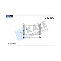 Radyatör Palıo 1.2-albea 1.6 Ac Klimasız Mek 530x379x22 2 Sıra Al Pl Sistem Kale Radyatör 46815887/ 46819261/ 46833511