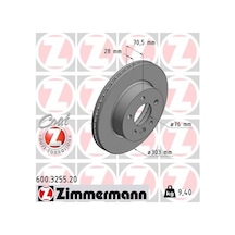 Zimmermann 600.3255.20 Fren Diski Crafter Tge 2.0 Tdı 2n0615301a