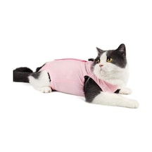 Mufunye Kedi Kurtarma Kıyafeti İçin Karın Yaraları Cilt Hastalıkları İçin Nefes Alabilen E-yaka Ameliyat Sonrası Yalama Önleyici