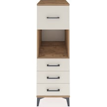 Kronos Dolap Tek Raflı 4 Çekmeceli 44x59x134 Çam-aytaşı Atlas Çam