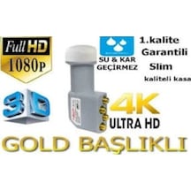 4 Çıkışlı 4Lü Dörtlü Hd 3D 4K Lnb Lenebe Elenbi Gold