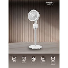 Woox 8 Inch Otomatik Sağ Sol Salinimli 86 Cm Vantilatör