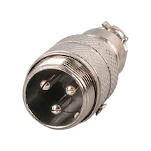 Mayk Gx16-3 Pinli Metal Erkek Konnektör M16 - 16mm