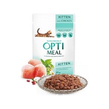 Optimeal Tavuklu Yavru Kedi Maması 85 G