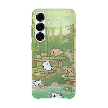 Samsung Galaxy A24 Uyumlu Baskılı Şeffaf Telefon Kılıfı Koleksiyon: Cute Animals 5