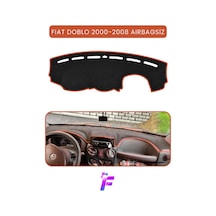 Fıat Doblo 2000-2008 Aırbagsız Torpido Örtüsü Güneşten Korur Kolay Montaj Tam Uyum Tb4 Kahverengi