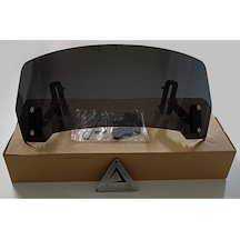 Üniversal Deflektör Rüzgar Saptırıcı Füme Renk Genişlik:320mm X Yükseklik:135mm