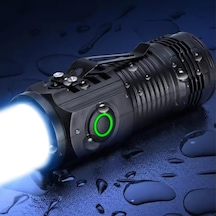 Tr El Feneri Led Usb Şarjlı-ultra Güçlü Parlak Mini Boy El Feneri Enerji Sınıfı A++ Ortam Lambası Deprem,polis,