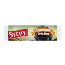 4 Adet Stepy Ekonomik Orta Boy Çöp Poşeti