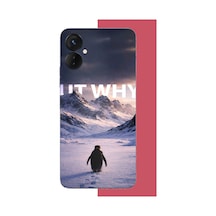Tecno Spark 9 Pro Uyumlu Nihilist Penguen Baskılı Silikon Kılıf Renkli