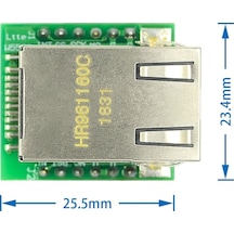 Wiznet W5500 Mini Ethernet Modül 3.3v Spı Tcp/ıp Udp Network Ağ Lan Haberleşme