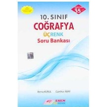 10.Sınıf Coğrafya Soru Bankası - Esen Üçrenk Yayınları