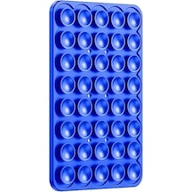 Silikon Vantuzlu Telefon Tutacağı Ahtapot Tasarım Mavi 2 Mixed