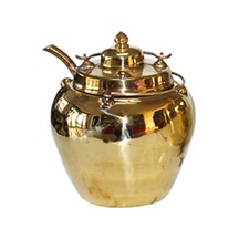 Suntek Şarap Isıtıcı Tencere Mutfak Gereçleri Taşınabilir Altın