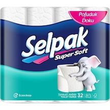 Selpak Süper Soft Üç Katlı Tuvalet Kağıdı 32 Rulo