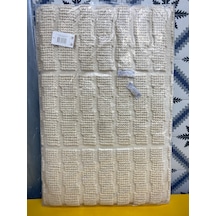 Pure Dikey Çizgi Desenli Krem Bej Tablo 60x90