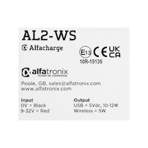 Al2-ws Kablosuz Podsole Ünitesi Qi Kablosuz + Usb Şarj