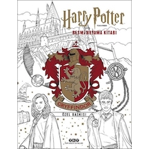 Harry Potter Filmlerinden Resmi Boyama Kitabı Gryffindor Özel Baskısı Sarı