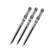 My Gel 0.5 MM Siyah Ince Iğne Uçlu Jel Kalem 3 Adet Siyah