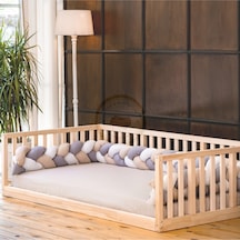 Wood And Montessori Montessori Doğal Ahşap Karyola Kanepe Model MKM20231-00005