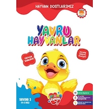 Hayvan Dostlarımız - Yavru Hayvanlar Seviye 3 4-5 Yaş - Yqbx-644474